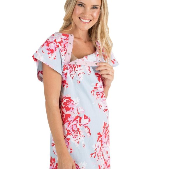 Designer Hospital/Delivery Gown & Robe Set - Picture 5 of 6